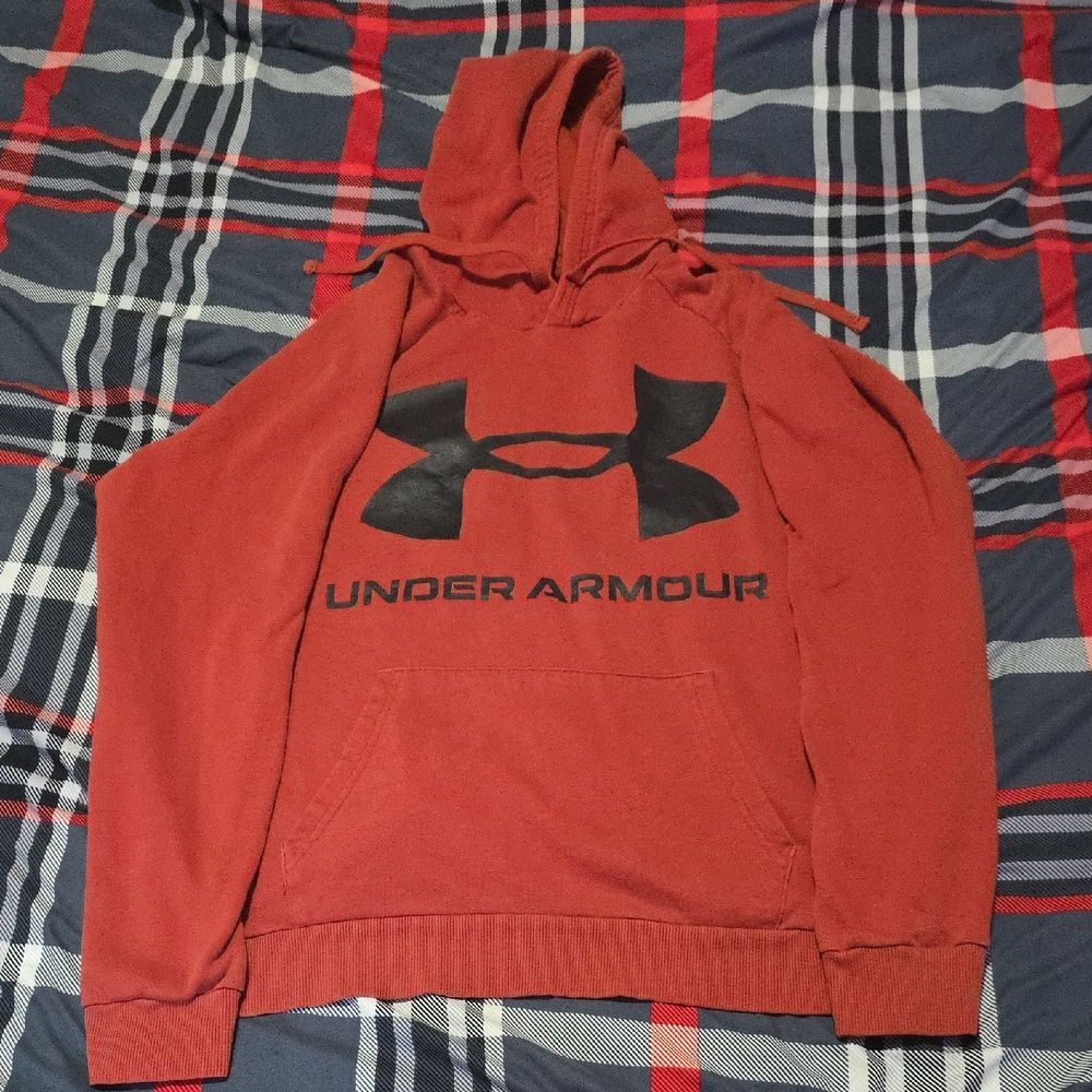 Under Armour Red and Black Sweatshirt Hoodie